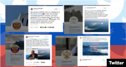 A collection of tweets from different Russian embassies around the world amplifying the Kremlin's narrative on events in the Azov Sea.