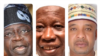 Daga dama, Tinubu, Ganduje da Nastura (Instagram)