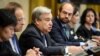 UN Secretary-General Antonio Guterres delivers a speech before the United Nations Conference on Disarmament on Feb. 25, 2019 in Geneva. 