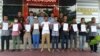 Sepuluh narapidana di Lapas Sintang, Kalimantan Barat yang akan menjalani asimilasi di rumah pada Kamis, 2 April 2020. (Foto: Ditjen PAS Kemenkumham)