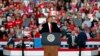 FILE - President Donald Trump speaks during a rally at Southern Illinois Airport in Murphysboro, Ill., Oct. 27, 2018.