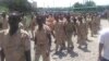 የኦነግ ሠራዊት በዛላንበሳ በኩል ወደ ኢትዮጵያ ሲገቡ (ፎቶ ፡ ሙሉጌታ አጽብሃ)