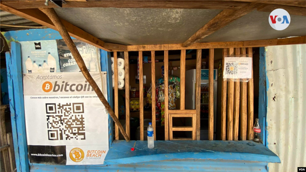 La tienda “Mar&#237;a” comparte su c&#243;digo QR y su nombre de usuario para recibir transferencias de la criptomoneda.