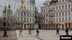 Sofijski trg ispred Katedrale Svete Sofije u Kijevu, 16. novembar 2023.
