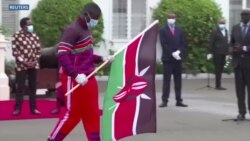 Un premier groupe d'athlètes kenyans a quitté Nairobi