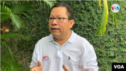 Miguel Mora, director del medio de comunicación nicaragüense 100% Noticias, en fotografía de archivo.
