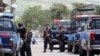 Members of Nicaragua's Special Forces patrol the streets after clashes with anti-government protesters in the Sandino neighborhood in Jinotepe, Nicaragua, July 24, 2018.