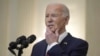 El presidente Joe Biden , antes de firmar un paquete de ayuda de 95 mil millones de dólares para Ucrania, Israel, Taiwán y otros aliados. En la Casa Blanca, el miércoles 24 de abril de 2024, en Washington.