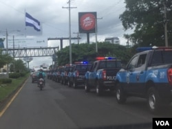 Manifestantes fueron reprimidos por la Policía Nacional de Nicaragua el domingo 30 de junio de 2019.