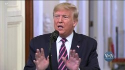Президент США Дональд Трамп святкує свою перемогу у процесі імпічменту. Відео