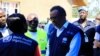 FILE - Dr. Tedros Adhanom Ghebreyesus, WHO Director General, centre, speaks to a health official at a newly established Ebola response center in Beni, Democratic Republic of Congo, Friday, Aug. 10, 2018. 