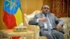 FILE - Ethiopia's Prime Minister Hailemariam Desalegn is seen in his office in the capital Addis Ababa, Ethiopia, March 17, 2016. Announcing the reshuffle, Desalegn said the new ministers were picked for competence and commitment rather than “party loyalty."