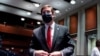 FILE - Defense Secretary Mark Esper leaves after a House Armed Services Committee hearing, July 9, 2020, on Capitol Hill in Washington.