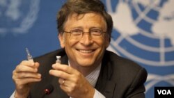 El millonario dijo que su principal meta es acabar con el polio a nivel mundial.