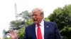 FILE - President Donald Trump speaks to reporters on the South Lawn of the White House in Washington, June 18, 2019.