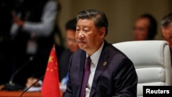 El presidente chino, Xi Jinping, durante la cumbre del BRICS en Johannesburgo, Sudáfrica,el 23 de agosto de 2023.