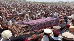 په واڼه کې د عارف وزیر د جنازې او ښخېدو مراسم.