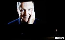 Tributo a Robin Williams durante los Premios Emmy. Los Angeles, California. Agosto 25, 2014.