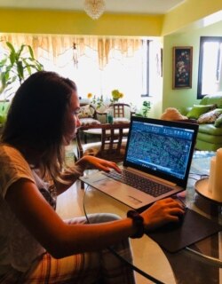 Werzaily Sanoja, estudia de arquitectura de 22 años. Foto: Cortesía.