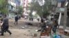 برید دسهار په لس باندې نهه بجو پر داسې مهال شوی،چې یو موټر سایکل سپور سړي دبانک مخې ته په ګڼه ګوڼه کې ځان ته چاودنه ورکړه.