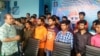 Puluhan WNA Bangladesh yang dideportasi usai kedapatan akan masuk ke Malaysia melalui jalur ilegal via Pelabuhan Tanjung Tiram, Kabupaten Batubara, Sumatera Utara, Jumat (11/1) (Courtesy: Imigrasi Belawan)