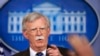 FILE - National security adviser John Bolton speaks to reporters during the daily press briefing in the Brady press briefing room at the White House in Washington, Nov. 27, 2018. 