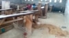 A general view of the school following a shooting, in Kumba, Cameroon, Oct. 25, 2020. 