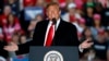 FILE - President Donald Trump speaks during a rally at Southern Illinois Airport in Murphysboro, Ill.