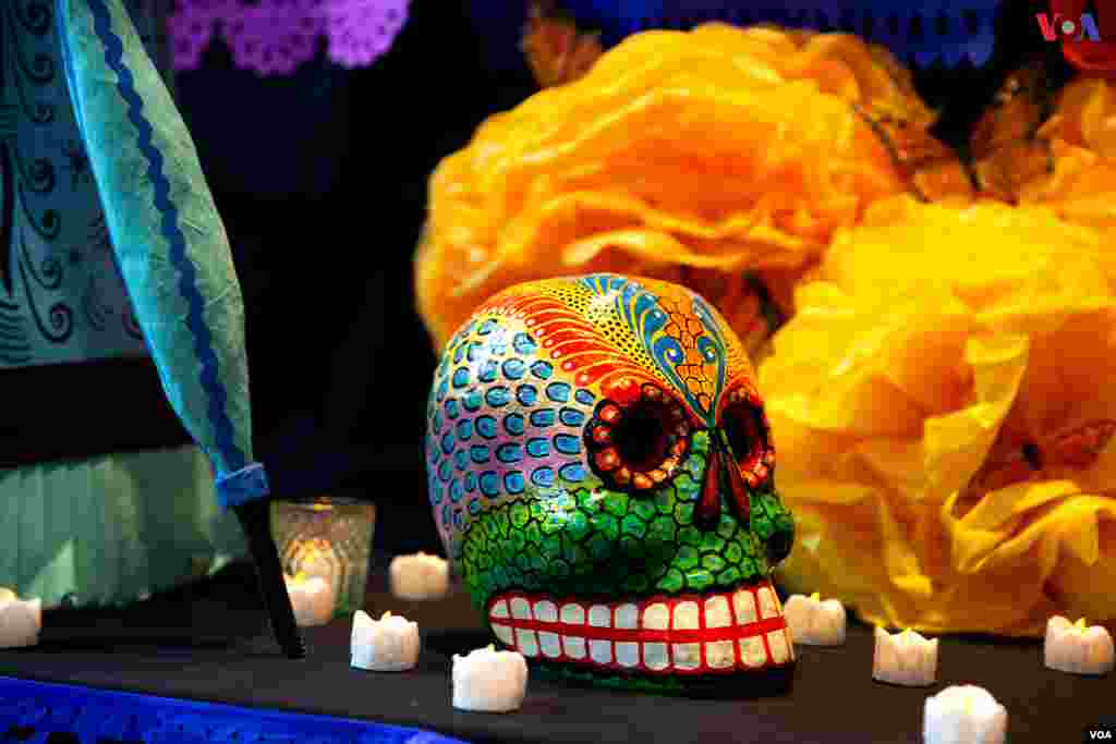 Celebración del Día de los Muertos en el museo Smithsonian. Washington DC, Octubre 2018.