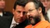 Ariel Castro (R), 53, listens to his attorney Craig Weintraub during Castro's sentencing on kidnapping, rape and murder in Cleveland, Ohio, August 1, 2013. 