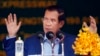 រូបឯកសារ៖ លោកនាយករដ្ឋមន្ត្រី ហ៊ុន សែន ថ្លែងនៅក្នុងពិធីបើកសម្ពោធផ្លូវជាតិថ្មីមួយនៅខេត្តកំពង់ស្ពឺ កាលពីថ្ងៃទី២២ ខែមីនា ឆ្នាំ២០១៩។