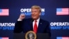 El presidente de Estados Unidos, Donald Trump, habla durante un evento en la Casa Blanca, en Washington DC, el 8 de diciembre de 2020.