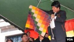 El presidente Evo Morales anunció un referéndum regional sobre la construcción de la carretera en territorio indígena.