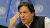 Imran Khan, Prime Minister of Pakistan, speaks to reporters during a news conference at United Nations headquarters, Sept. 24, 2019.