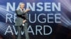 FILE - Filippo Grandi, United Nations High Commissioner for Refugees (UNHCR) gives a speach during the UNHCR's Nansen Refugee Award in Geneva, Switzerland, Oct. 1, 2018.