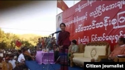 DASSK Taung Gyi advocacy trip( Photo from NLD-June Naing's FB) January 26, 204)