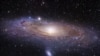 This undated image provided by the University of Utah shows the Andromeda galaxy, made by the Hubble Space Telescope. 