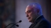 ARCHIVO: El expresidente de Brasil, Michel Temer, habla durante una conferencia en Lisboa, Portugal, el 3 de febrero de 2023.