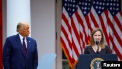 El presidente de EE.UU., Donald Trump, nominó el sábado a Amy Barrett para ocupar un puesto vacante en la Corte Suprema.