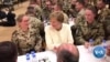 Angela Merkel en visite au Mali