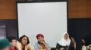 Gerakan Perempuan Peduli Kementerian Pemberdayaan Perempuan dan Perlindungan Anak (KPPA) dalam jumpa pers di kantor Komnas HAM, Kamis, 5 September 2019. (Foto: VOA/Fathiyah)