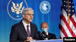 El juez Merrick Garland, nominado por el presidente electo de EE.UU, Joe Biden, para Fiscal General de la nación, habla el 7 de enero de 2020 en Wilmington, Delaware. [Foto: Reuters]