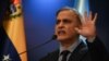El fiscal general de Venezuela, Tarek William Saab, durante una conferencia de prensa en la Procuraduría Pública en Caracas el 22 de enero de 2024.