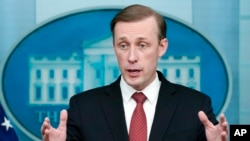 El asesor de Seguridad Nacional de la Casa Blanca, Jake Sullivan, ofrece declaraciones sobre las potenciales amenazas de Rusia contra Ucrania, el 11 de febrero de 2022.
