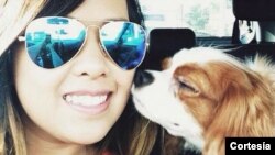 Foto de Nina Pham de su página de Facebook.