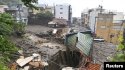 Klizište u japanskom gradu Atami