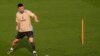 Lionel Messi entrena con su equipo, Argentina, antes de un partido de la Copa América, el lunes 17 de junio de 2024, en Kennesaw, Georgia. Argentina juega contra el equipo de Canadá el 20 de junio, en Atlanta.