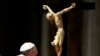 Pope Francis attends the Celebration of the Lord's Passion in Saint Peter's Basilica at the Vatican, March 29, 2013. 
