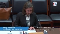 Emily Mendrala, subsecretaria adjunta de la Oficina de Asuntos del Hemisferio Occidental del Departamento de Estado de Estados Unidos