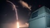 美国导弹防御局提供的照片显示美国陆基宙斯盾系统从夏威夷岛导弹设施发射导弹，这枚导弹后来拦截了一枚中程弹道导弹。(2018年12月10日)